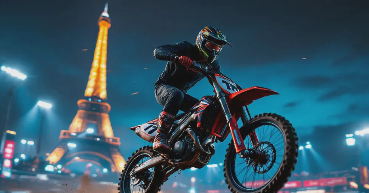 Saad Soulimani entre dans l’histoire : premier Marocain en podium au Supercross de Paris !