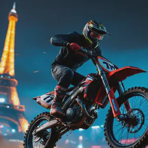Saad Soulimani entre dans l’histoire : premier Marocain en podium au Supercross de Paris !